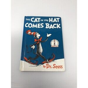 Vintage Hard Cover Childrens Book 1958 “The Cat In The Hat Comes Back” 1st Editi